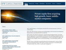 Tablet Screenshot of dfwcapital.com